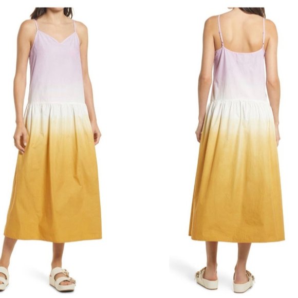 All Saints Dresses & Skirts - Allsaints Caro Dipdye Midi Dress 10 NWT